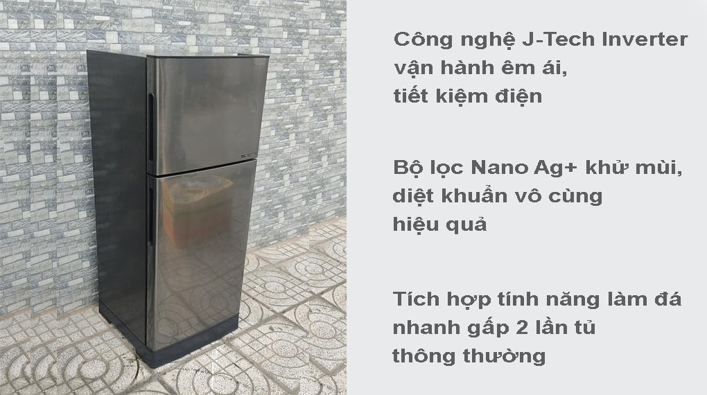 Tủ lạnh Sharp SJ-X176E-DSS 165 lit inverter Green Home Việt Nam