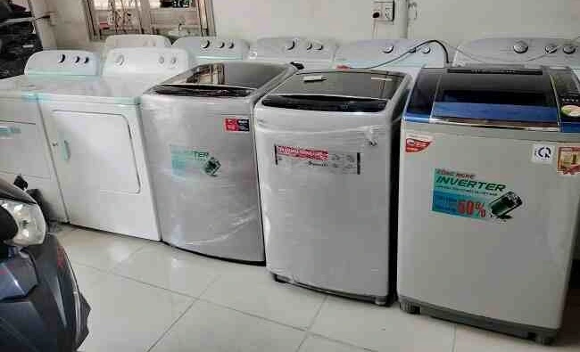 Bán máy giặt cũ Bình Thạnh cho tiệm giặt ủi