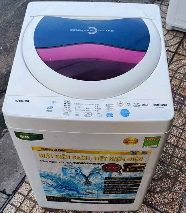 Máy giặt Toshiba A800 bền đẹp